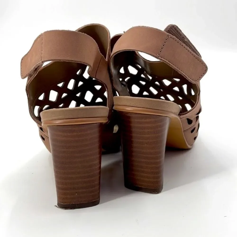 Vince Camuto Cutout Nubuck Sandals- Deverly - Picture 3 of 9